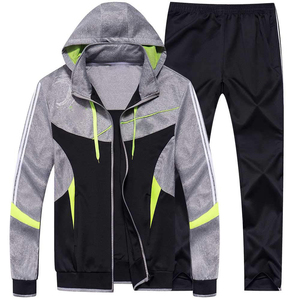 Conjunto Deportivo para Hombre, Traje Deportivo de 2 Piezas con Cremallera Completa, Ropa Deportiva Informal para Calentamiento - Product Image 4