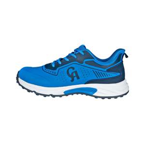 Zapatos de Cricket CA PRO Junior JR-20 Blancos/Azules para Niños, Zapatos de Béisbol - Product Image 3