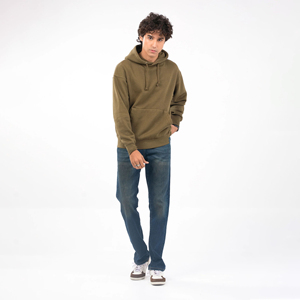 2025 ODM personalizado bordado Puff impresión sudaderas con capucha de manga larga para hombres gran oferta impreso poliéster liso para invierno - Product Image 5