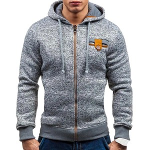 เสื้อกันหนาวมีฮู้ดสำหรับผู้ชายเสื้อสไตล์สตรีทแวร์ผ้าฟลีซผ้าคอตตอนเนื้อ100% พิมพ์โลโก้ได้ตามต้องการ - Product Image 5