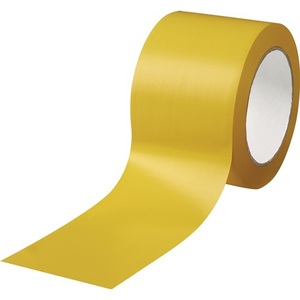 ROCOL PVC Yellow Floor Marking <b>Tape</b> 33m Length 75mm Width Easy-to-Use Office Adhesive Roll - Product Image 1