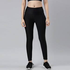 Mallas de mujer con estampado personalizado, ropa deportiva atlética de cintura alta, pantalones de yoga con control de barriga para entrenamiento y gimnasio - Product Image 2