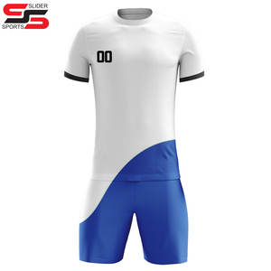 Conjunto de camisetas de fútbol al por mayor de fábrica, conjuntos de uniformes de Entrenamiento Personalizados, kit de camisetas de fútbol, ropa deportiva - Product Image 3