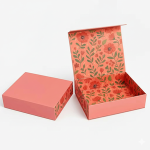 Factory Wholesale Custom Flip Cover Clothes <b>Shoes</b> Packaging Rigid Cardboard Magnetic Closure Matt Lamination Embossing Sponge - Product Image 6