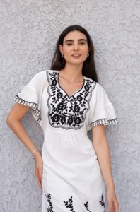 Vestido largo de manga corta - Product Image 4