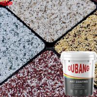 Revêtements liquides en résine acrylique imperméable pour pierres lavées, murs, sols et allées (agrégats)