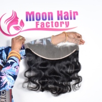 Rambut Moon 100% Produk Pabrik Harga Terjangkau rambut manusia Frontal Bodywave pemasok eksportir Ekstensi lembut tersedia Oleh Eksportir
