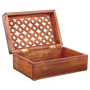 New Design Wooden Storage <b>Box</b> Handcrafted Design Natural Wood <b>Box</b> Mango and Acacia Wood <b>Keepsake</b> <b>Box</b> with Multiple Use - Product Image 3