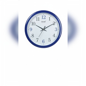 Analog <b>Wall</b> <b>Clock</b> Classy 5057 Plastic Round Black Home Office Hotel Premium Quality Multi Purpose Competitive Rate - Product Image 6