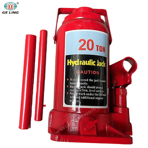 BIG RED <span class=keywords><strong>20</strong></span> <span class=keywords><strong>tonnes</strong></span> 40000 lbs support de voiture <span class=keywords><strong>cric</strong></span> à vis professionnel largement utilisé <span class=keywords><strong>cric</strong></span> de bouteille <span class=keywords><strong>hydraulique</strong></span> de Type basse hauteur - Product Image 1