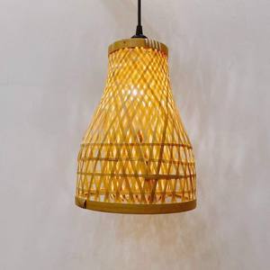 Japanese & <b>Chinese</b> Style Traditional Decorative Bamboo Rattan Lampshade Handicraft Woven for Home Minimalist Design Custom Size - Product Image 3