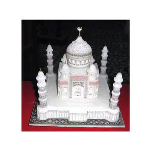 ทัชมาฮาลหินอ่อนสีขาวสไตล์อิตาเลียนทำมือสวยงามมากมาตรฐานคุณภาพสูงสำหรับตกแต่งบ้านและของขวัญธุรกิจ - Product Image 1