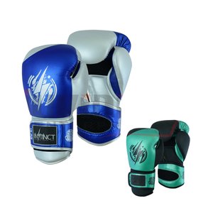 ถุงมือชกมวยสำหรับผู้ใหญ่แบบมืออาชีพ หนังวัวแท้ พร้อมสายรัดข้อมือแบบเวลโคร สำหรับการชกมวยและการเตะมวย  รับทำโลโก้ตามสั่ง - Product Image 1