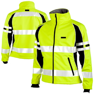 Hi Vis Winter Workwear Bomber Chaqueta de invierno de seguridad reflectante Ropa DE TRABAJO Transpirable Acolchado Impermeable Ropa DE TRABAJO Abrigo - Product Image 1