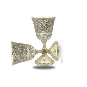 Copas de Vino de Plata Sopladas a Mano |   Copa de Degustación de Vino Tinto Transparente |   Cristalería para Regalos de Boda y Aniversario |   Buen Precio - Product Image 1