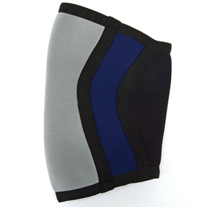 Rodilleras de compresión ajustables de neopreno azul para levantamiento de pesas y sentadillas, el mejor diseño. - Product Image 6
