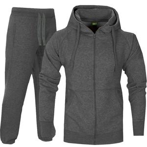 Ensemble de survêtement pour homme BASE de haute qualité, respirant, grande taille, sweat à capuche en polaire, haut et bas, jogging, pantalon de sport, coton/polyester - Product Image 4