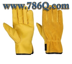 ถุงมือหนังสำหรับงานในสวนที่มีน้ำหนักมากกันหนามและมีประโยชน์ด้านความปลอดภัยระดับมืออาชีพสำหรับชาวสวน - Product Image 1