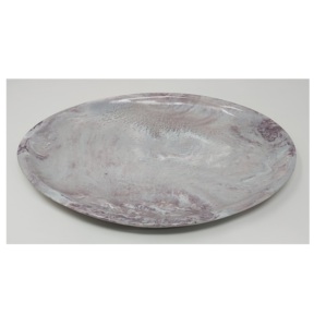 Bol et plat décoratifs en résine écologique d'origine indienne, polis à la main, jaunes, pour les fêtes - Product Image 6