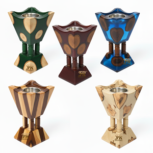 Quemador de incienso bakhoor de madera de resina Premium hecho a mano con diseño natural para spa de Yoga de oración tradicional y uso diario tranquilo - Product Image 1