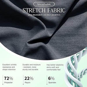 เสื้อแจ็กเก็ตผ้าฝ้ายคอตตอนโพลีเอสเตอร์ยืดได้สำหรับใช้ในโรงพยาบาลเสื้อแจ็กเก็ตบุหนาอุ่น - Product Image 4