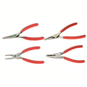 ชุดคีมหนีบวงแหวนแบบตรงและแบบงอ 90 องศา ยี่ห้อ Facom จำนวน 4 ชิ้น ขนาด 18 ถึง 60 มม. คีมคุณภาพสูงสำหรับงานหลากหลายประเภท - Product Image 2
