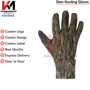 Gants de chasse en polaire par temps froid pour hommes Matériau extensible durable et chaud Poignée de paume texturée Tous les gants d'aventures en plein air - Product Image 4