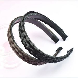 Bandeau Tressé Avec Dents Tresses Bandeau Avec Dent Bande De <span class=keywords><strong>Cheveux</strong></span> Synthétique Bandeau Tressé Pour Les Femmes - Product Image 3