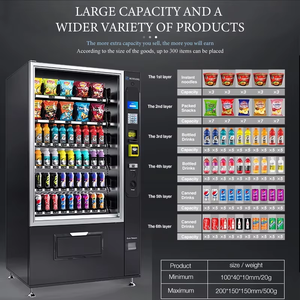 RUNYANG Máquina Expendedora Inteligente <span class=keywords><strong>de</strong></span> Bebidas y Snacks, Personalizada, sin Personal, <span class=keywords><strong>para</strong></span> Exteriores, con Monedas, <span class=keywords><strong>para</strong></span> Negocios - Product Image 3