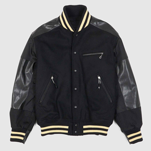 Letterman Broderie Varsity Vestes Hommes Femmes Streetwear Haute Qualité Custom Made Baseball Dernières 2025 Custom Varsity Jacket - Product Image 1