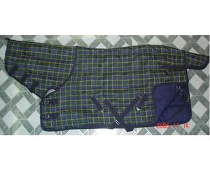 Alfombra acolchada ligera para <span class=keywords><strong>caballos</strong></span> de invierno, forro impermeable de malla de lana, forro Polyfill de algodón, opción de forro Taftta que incluye cubierta para el cuello - Product Image 1