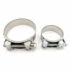 Alta qualità 4.5 pollici 316ss in acciaio inox singolo bullone pesante morsetto tubo flessibile - Product Image 1