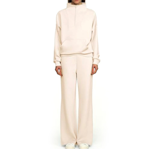 Conjunto de 2 piezas de algodón de manga corta hecho a medida para mujer, camiseta y pantalones cortos de gran tamaño con cuello redondo transpirable para verano - Product Image 4