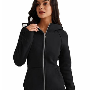 Sweats à capuche pour femmes dernière mode matériau en coton respirant confortable manches longues de qualité supérieure pour les sweats à capuche pour femmes - Product Image 5