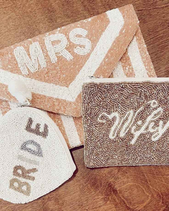 Monedero con cuentas de moda, bolso con cuentas bordado a mano, monedero con cuentas de diseñador, bolso con cuentas de semillas para el día del juego, bolsos de noche - Product Image 3