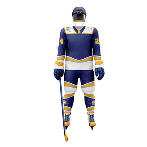 Nouveaux vêtements de sport avec service Oem d'impression par sublimation pour ensemble de hockey sur glace adulte confortable de broderie de nom d'équipe - Product Image 3