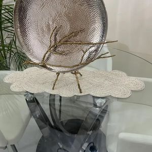 Corredores de cuentas de Navidad 2025, caminos de mesa hechos a mano, cena festiva, fiesta, Decoración de mesa, corredores de cuentas de Alta venta, usos domésticos - Product Image 5