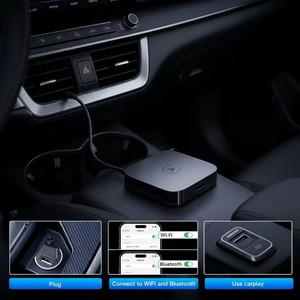อะแดปเตอร์ Sudex Wireless Apple CarPlay Android Auto รองรับ 5GHz Dual Band WiFi Bluetooth เชื่อมต่อเสถียร ไม่มีสะดุด รุ่น WAC12 - Product Image 1