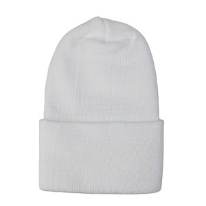 Bonnet en laine mélangée personnalisé à rayures, couleur unie, brodé, thermique, chaud, pour l'hiver, voyage, unisexe, style streetwear - Product Image 1