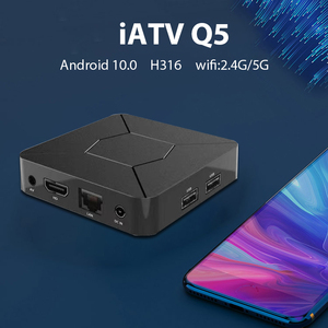 Iatv Q5 Mini BOX ANDROID 10 thông minh TV Box Allwinner H313 ATV OS BT điều khiển từ xa bt5.2 2.4 Gam 5 gam kép Wifi OEM OTT 4K Set Top Box - Product Image 2