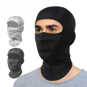 Masque d'été respirant pour la moto et le cyclisme Cagoule pour casque de moto Masque pour le visage et le cou pour les sports quotidiens - Product Image 1