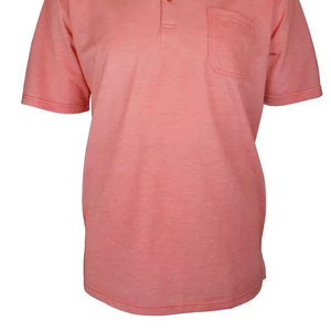 Fabricante directo al por mayor de alta calidad de los hombres de estilo cuadrado Casual de manga corta para Polo de colores sólidos de gran tamaño camisetas - Product Image 2