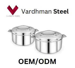 Casserole en acier inoxydable de qualité supérieure de 3,5 L avec couvercle, idéale pour les soupes chaudes et les aliments, vente en gros - Product Image 4