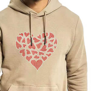 Vente chaude de sweats à capuche pour hommes, vente en gros, design personnalisé, uni, coupe régulière, pull-over, polaire de haute qualité, écologique - Product Image 4