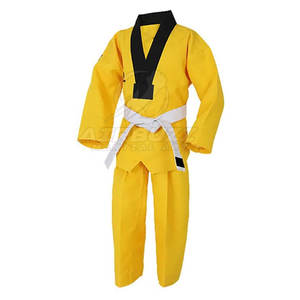 Uniforme de Taekwondo de último diseño hecho a medida nueva ropa de artes marciales con colocación de logotipo frontal - Product Image 1