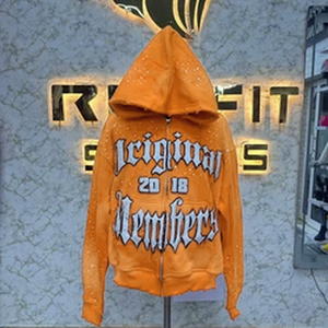 Qualité professionnelle à l'usine, le plus demandé, sweat à capuche à fermeture éclair, imprimé, fabriqué en usine, sweats à capuche à bas prix pour hommes - Product Image 6