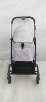 Poussette pliable légère et confortable à 4 roues en aluminium pour animaux de compagnie, transporteur pour chats et petits chiens, amortisseurs, capacité 20 kg, respirante