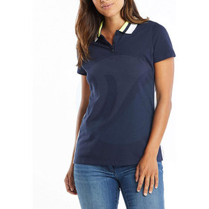 เสื้อโปโลสำหรับผู้หญิงเสื้อโปโลสีทึบเสื้อโปโลสไตล์ล่าสุดทำตามสั่ง - Product Image 3