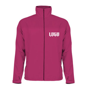 เสื้อแจ็กเก็ตกันลมน้ำหนักเบาออกแบบได้ตามต้องการสำหรับผู้ชายเสื้อผ้ากลางแจ้งผ้าไนล่อนผ้าโพลีเอสเตอร์แบบยาว - Product Image 3