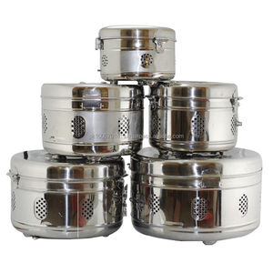 Bandeja para Instrumentos Médicos de Acero Inoxidable, Caja de Esterilización Quirúrgica con Desinfección Manual para Uso Hospitalario - Product Image 6